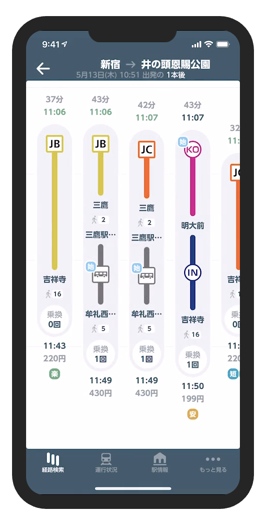 JR東日本アプリのイメージ画像